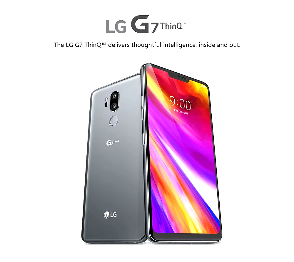 New - LG G7 ThinQ 64GB 4GB RAM 6.1" 16 MP LTE Smart Phone  B