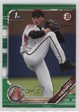 2019 Bowman Draft Green 90/99 Tommy Henry #BD-197 13c1