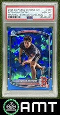 Roman Anthony PSA 10 2025 Bowman Chrome Sapphire Tennis Ball Image Variation 183
