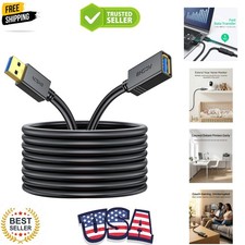 USB 3.0 Extension Cable 20 FT, Heavy-Duty 22AWG Power Wire, Cord, High-Speed ...