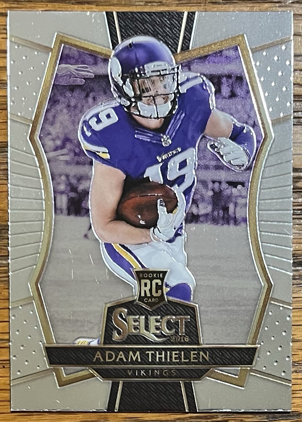 2016 Panini Select Premier Level Adam Thielen Rookie Card RC #104