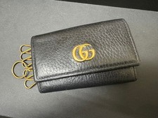 GUCCI GG Marmont 6-Key Case 456118 Black