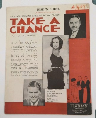 Take A Chance, Rise 'n shine 1933 Paramount June Knight Buddy Rogers (F4(