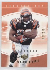 2004 Upper Deck Foundations Exclusive Gold 68/100 Rudi Johnson #19 0c2
