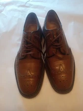 Church's Custom Grade Men Size 8 F Brown Leather Cap Toe Oxford Dress Shoes
