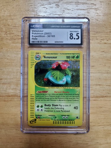 Venusaur graded CGC 8.5 for sale on eBay