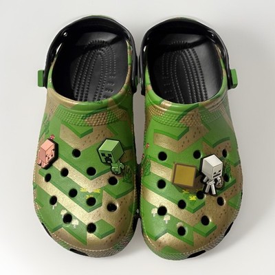 Minecraft Elevated Adult Crocs with Jibbitz [208472] Mens 9/Womens 11 Limited Ed