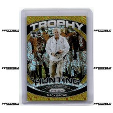 2025 Panini Texas NIL - Gold Shimmer Prizm #TH-2 Mack Brown /10