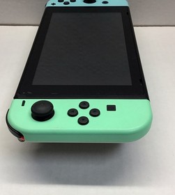 Nintendo Switch v2 Video Game Console Only HAC-001(-01) Animal Crossing Edition