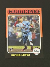 2024 Topps Heritage High Number Irving Lopez Rookie #634 St. Louis RC (W)