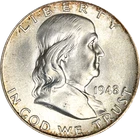 1948-P Franklin Half Dollar - Full Bell Lines