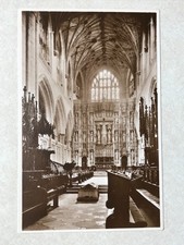 N413 Vintage Postcard Winchester Cathedral Choir And Presbytery Winchester UK