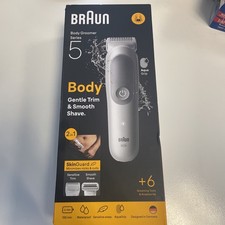 Braun Body Groomer Series 5, +6 Pflegewerkzeuge wasserdicht, grau BG5550