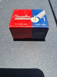 Vintage Swingline Cub 1000 Chisel Pointed Staples - Made in USA