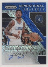 2019-20 Prizm Sensational Signatures FOTL Blue Shimmer Tyrone Wallace Auto ow1