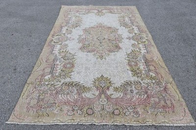 Vintage Rugs, Turkish Rug, Colorful Rug, Wool Rugs, 5.6x9.6 ft Large Rug