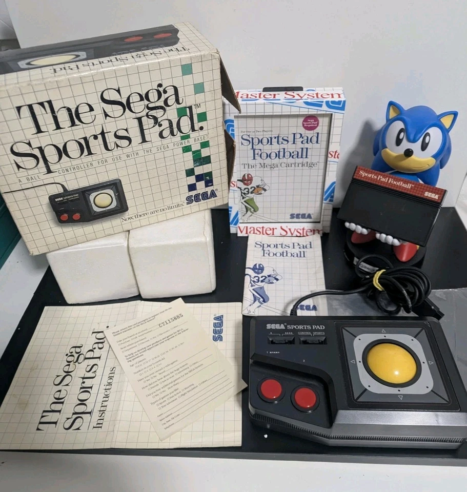 THE SEGA SPORTS PAD 3040 boxed inkl. Game SPORTS PAD FOOTBALL CIB Bundle