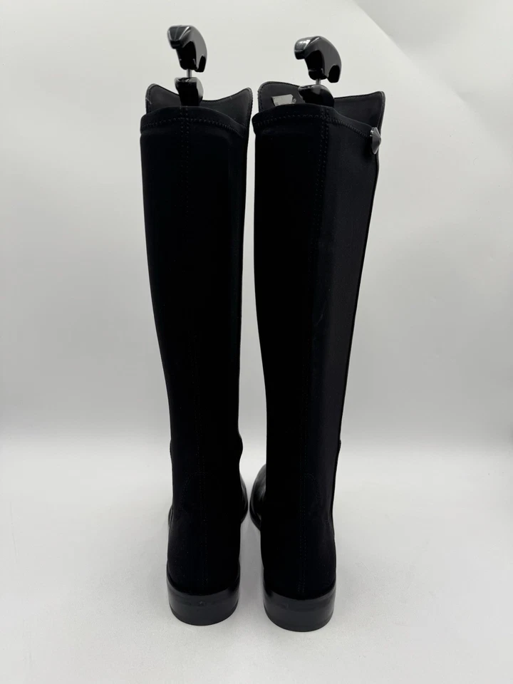 Botas hasta la rodilla de cuero Stuart Weitzman Keelan negras para mujer talla 6B Foto 4 de 4