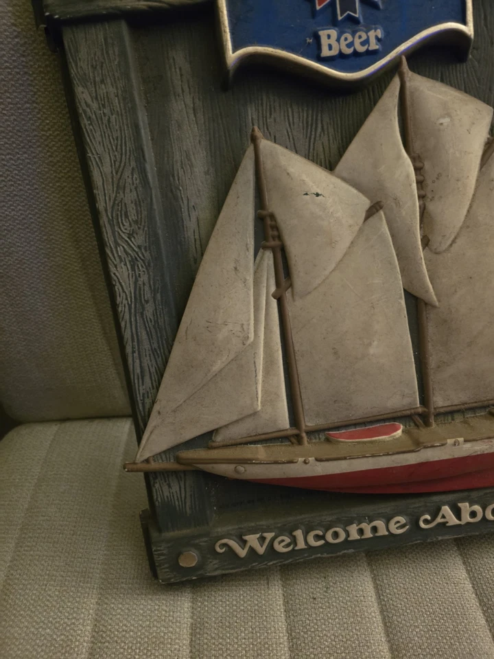 LETRERO DE BIENVENIDA CERVEZA KNICKERBOCKER VINTAGE Foto 3 de 4