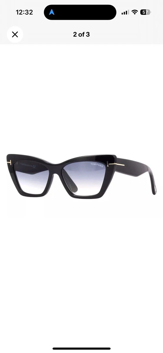 TOM FORD ブラックキャット　サングラス Tom Ford Cat Eye Black Sunglasses for Men for sale | eBay