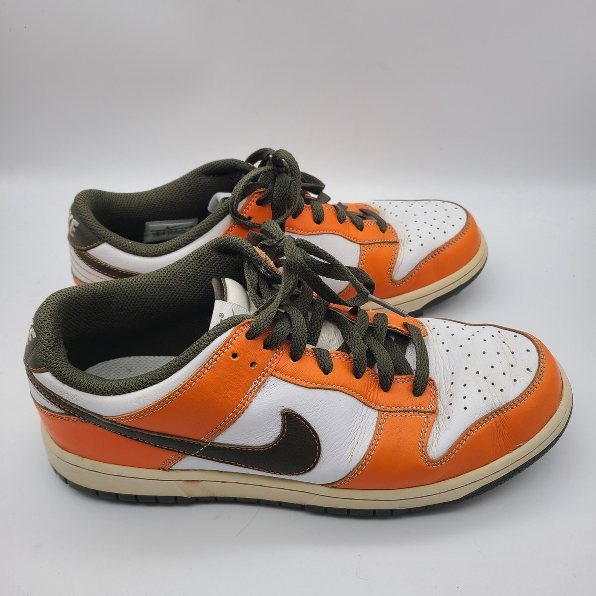 Size 9.5 - Nike Dunk NG Low White Orange for sale online | eBay