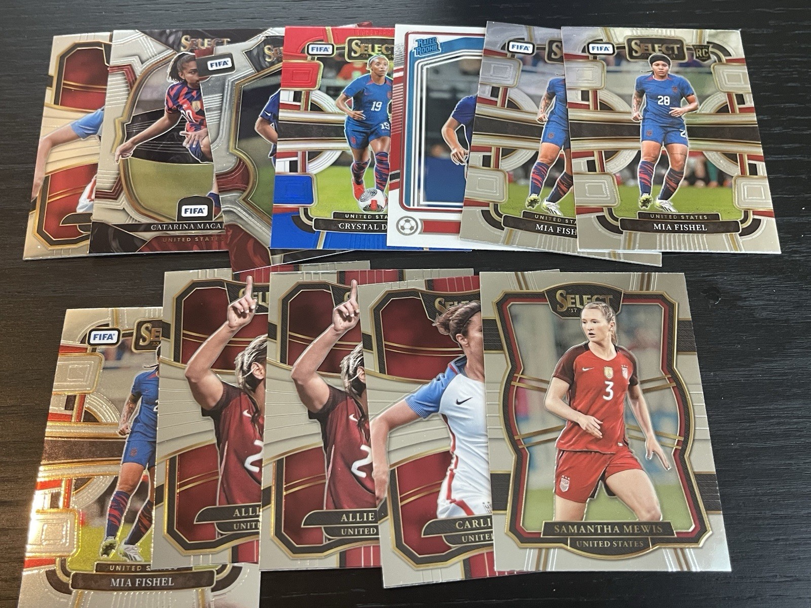 Panini FIFA Select & Donruss Soccer 13 Card Lot - USWNT