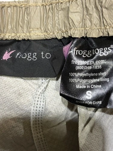 Frogg Toggs Womens Ultra-Lite2 Rain Suit Small Khaki Jacket Pants Packable New image 12