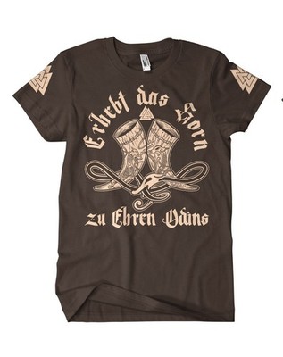 Erhebt das Horn... T-Shirt  Valhalla Berserker Ragnar Viking Odin THOR Floki