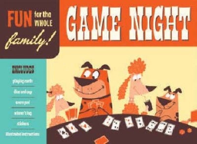 Spieleabend: Spaß für die ganze Familie! mit Sticker und Würfeln und Karten und