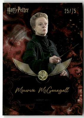 Kakawow Phantom Harry Potter 2025 CHP-SR-19 Minerva McGonagall Script Art 25/75