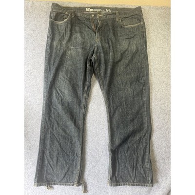 Tommy Hilfiger Heritage Bootcut Jeans 42/32 Dark Indigo Distressed Cotton