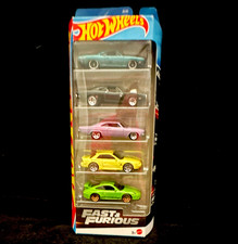 Hot Wheels Fast  Furious 5-Pack 1:64 Diecast Cars Set Unopened Box