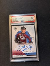 2015-16 SP Authentic Mikko Rantanen Future Watch Auto 149/999 PSA 9