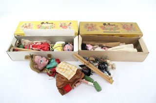 Assorted Puppets Pelicot Boxed Loose Spanish Outfit Tangled Needs Repair Etc
