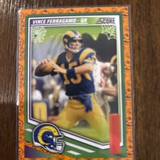 2025 Score - Vince Ferragamo #126 Pumpkin RAMS 