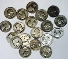 *LOT OF 20 PRE-1965 SILVER WASHINGTON QUARTERS* NR#G1280