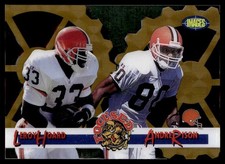 1995 Classic Images Focused Andrew Rison/Leroy Hoard Cleveland Browns #F7