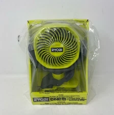 RYOBI ONE+ 18V 4 in (10 cm) Clamp Fan PCF02B/RCF18-0 - Hyper Green - Tool Only