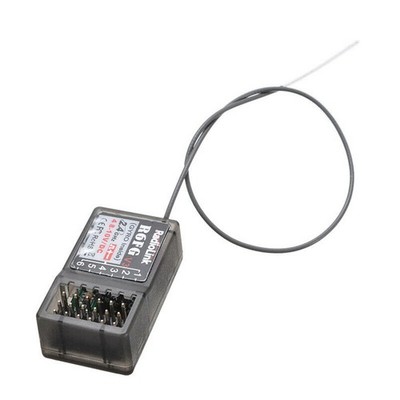 R6FG 2.4Ghz 6CH Gyro RC Receiver for RC6GS RC4GS RC4G Radiolink Transmitter B