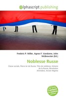 Frederic P. Miller (U. A.) | Noblesse Russe | Taschenbuch | FranzöSisch (2026)
