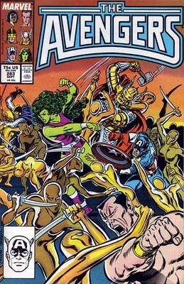 Avengers, The #283 FN; Marvel | September 1987 She-Hulk Thor - w/Bag+Board