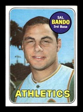 1969 Topps #371 Sal Bando A's EX+ *m7