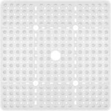 XL Shower Mat Non Slip - 27x27 Bath Mat for Shower Stall or Large Bathtub Mat wi