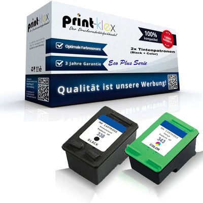 2x Office Tintenpatronen für HP OfficeJet 6210 V XI 6215  Tinten Einheiten