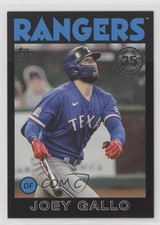 2021 Topps 1986 Baseball 35th Anniversary Black 28/299 Joey Gallo #86B-10 0jk3