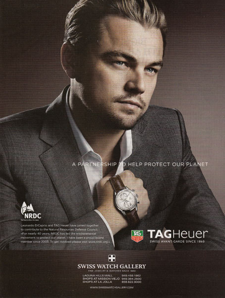 tag heuer leonardo dicaprio limited edition