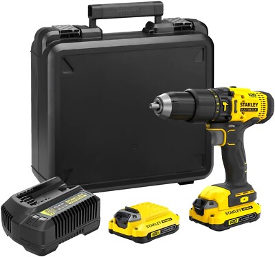 STANLEY SFMCF800C2K-QW FATMAX AVVITATORE AD IMPULSI 18 V 2X1,5Ah 1/4'' 165 Nm V20