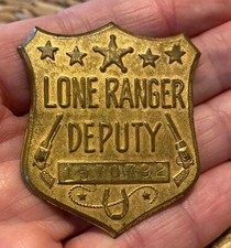 Vintage Lone Ranger Deputy Badge "1570792" Excellent Condition