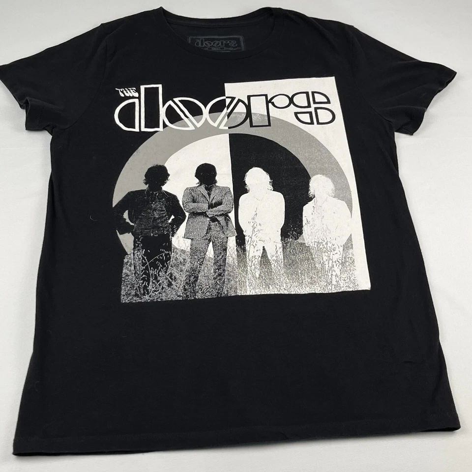 The Doors Waiting for the Sun T Shirt Sz Small Black & White Graphic Band Tee - Image 2 of 4