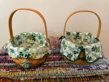 Longaberger LUCKY YOU Lid/Tie On and LOTS of LUCK Baskets *SUPER SHARP*